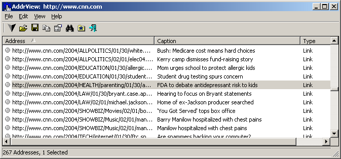 AddrView 1.01 screenshot