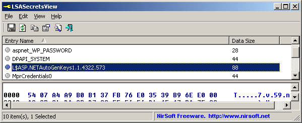 Windows 7 LSASecretsView 1.26 full