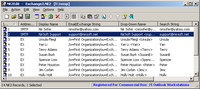 Export Outlook 2010 Autocomplete File