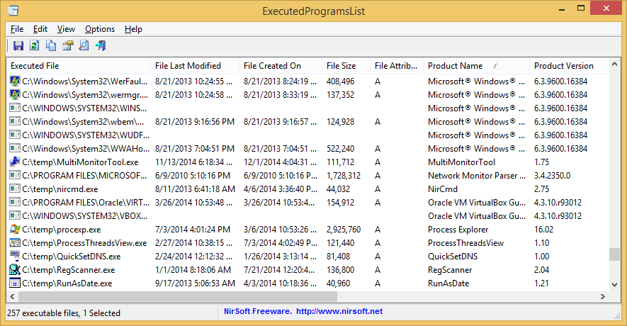 ExecutedProgramsList Windows 11 download