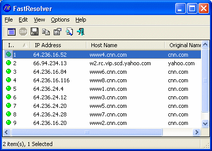 FastResolver - Host Names/IP Addresses/MAC Address Scanner