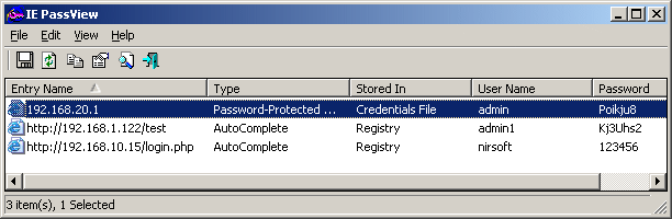 protected storage passview gratuit