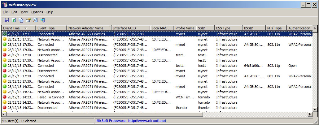 Wireless net view windows 10 pro